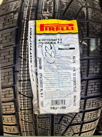 Brand New Winter Pirelli 275/35R20XL