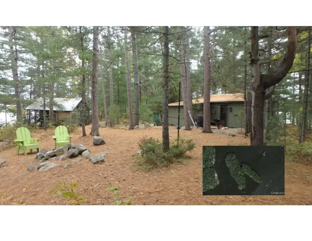 11 Acre Private Island with Cottage for Sale, 3 +1 bedrooms