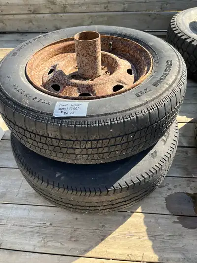 ShoreMaster boat hoist rims & tires (Mastercraft) P185/70R14