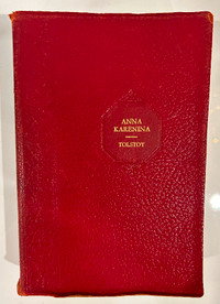 Vintage (1930?) Anna Karenina by Leo Tolstoy leather bound