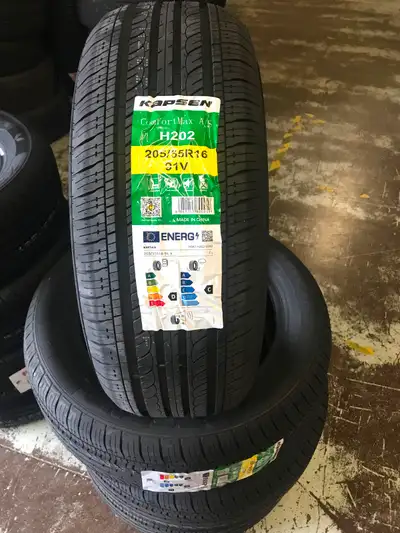 A brand new set p205/55/16 Kapsen all season tires - $350. Also have some other different size and p...