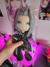 Sephiroth, one-of-a-kind custom made felt plushie