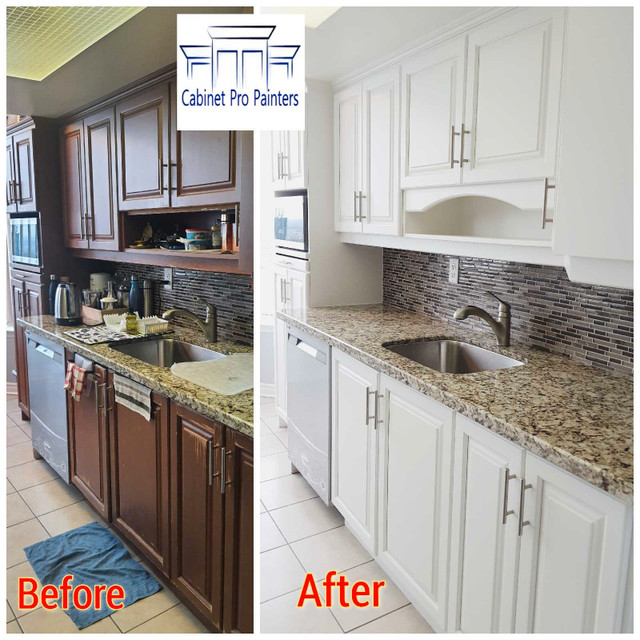 Professional Kitchen Cabinet Spray painting in Other Business & Industrial in Markham / York Region - Image 2