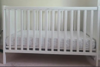 Crib and mattress