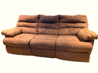 3 Seater Microfibre Couch For Sale
