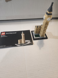 LEGO 21013 ARCHITECTURE Big Ben 99% Complete with Manual