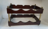 VINTAGE BOMBAY COMPANY 6 BOTTLE WINE RACK – Excellent Condition!