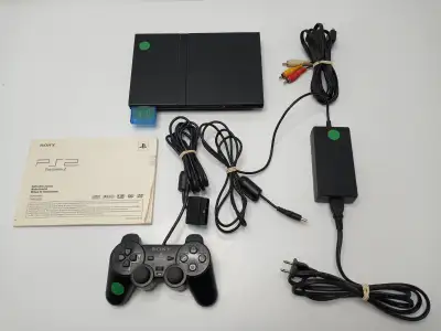 Sony PS2 Slim Charcoal Black (SCPH-79001) - Tested & Working, View more