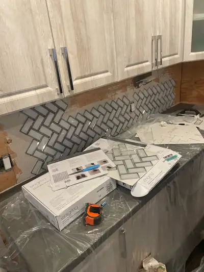 tiling and backsplash , View more