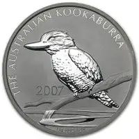 Pièce en argent/silver bullion Kookaburra 2007 1 Ounc/oz
