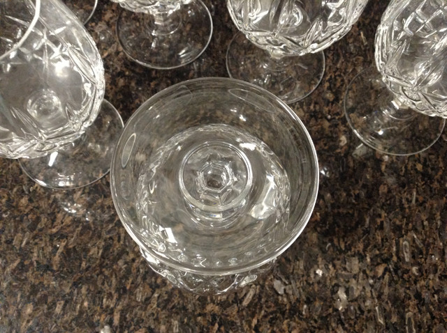 Vintage Czech crystal brandy cognac glasses 10 pcs in Arts & Collectibles in Oshawa / Durham Region - Image 3