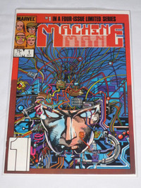 Machine Man#'s 1,2,3 & 4 set! Windsor-Smith! comic book