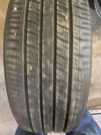 One full size spare tire 205 55 16 Goodyear with steel rim 5x114