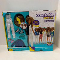 Gender neutral Barbie Ken  doll creatable world deluxe doll set