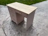 Refinished Small solid wood desk