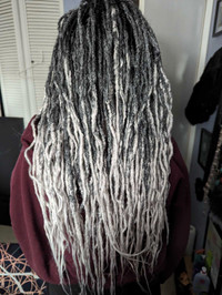 Soft synth dreadlock hair extensions made new 15 yrs experience 