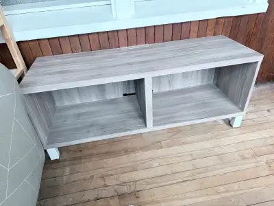 Gently used IKEA BESTÅ TV bench in excellent condition. Perfect for small to medium spaces, fits a T...