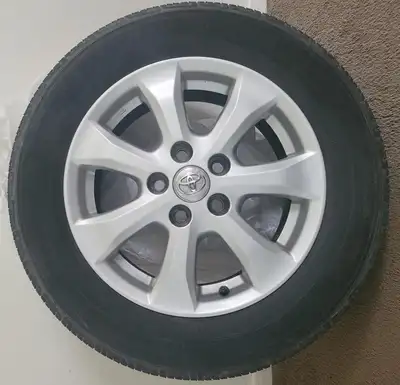 Summer tires on alloy rims; Size: 215/60R16; in very good condition. If you are interested to negoti...