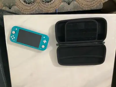 Nintendo switch with case, View more