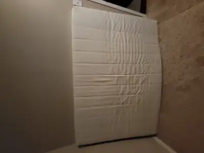 IKEA Full/Double foam mattress. Smoke and pet free home. Used handful of times and in good condition
