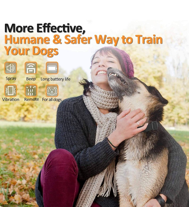 Citronella Spray Dog Training Collar with Remote in Accessories in Mississauga / Peel Region - Image 2