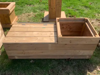 Planter Box Bench with storage, View more