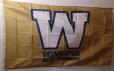 Winnipeg  Blue Bombers  90cm x 150cm W  GOLD or BLUE  Flag New, View more