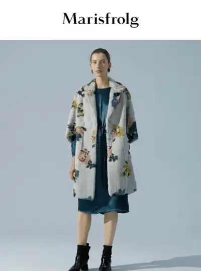 Fashionable rabbit fur coat, View more