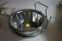 Hanging Pet Bowl - Stainless Steel (x2) - $10
