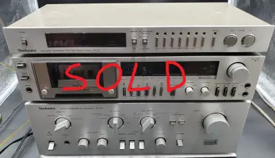 VINTAGE TECHNICS SYSTEM SU-V4 AMP & ST-S3 TUNER, View more