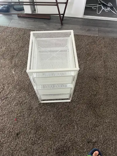 Ikea White Mesh Storage Drawers, View more