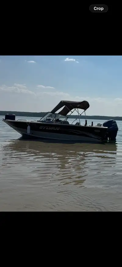 Lake ready, clean & well kept. Includes 2 batteries, 2 livewells, lockable rod storage, fisherman’s...