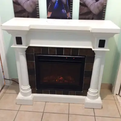 Fan-forced Electric Fireplace, View more
