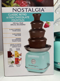 Nostalgia 4 Tier Electric Chocolate Fondue Fountain Machine