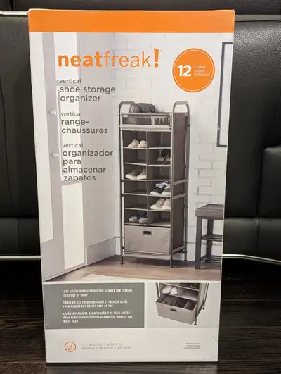 neatfreak! Vertical Cubby Storage Organizer (Brushed Nickel), View more