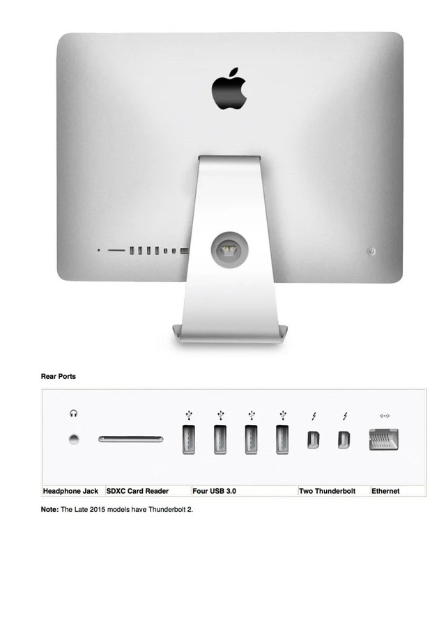 iMac late 2015 ( 21.5” ) in Desktop Computers in Ottawa - Image 4