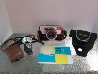 Vintage Camera-Ricoh Auto 35V With Original Accessories (1960's)