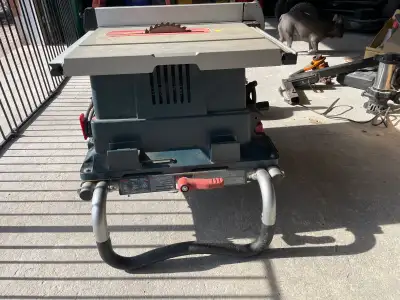 Bosch table saw with stand, View more