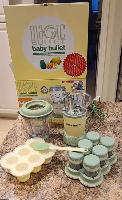 Magic Bullet Baby Bullet Blender Perfect Working Condition Comes from a NON SMOKING HOUSEHOLD & NO P...