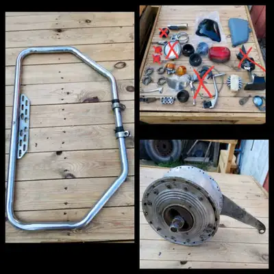 Miscellaneous Triumph, BSA & Japanese Parts- please contact Triumph Motorcycle Front Crash Bar $50 T...