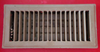 3  Metal Heat Vent Grate Covers - 11" x 5"
