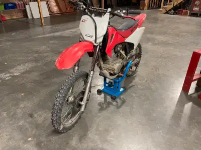 2004 crf150f Very good bike to learn on rear tire is a year old, and new front suspension seals