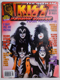 KISS Psycho Circus magazines, CD, 5x7 photo and advertisements