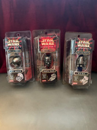 3 Star Wars Episode 1 Die Cast Watches -  Pit Droid , R2-D2, +