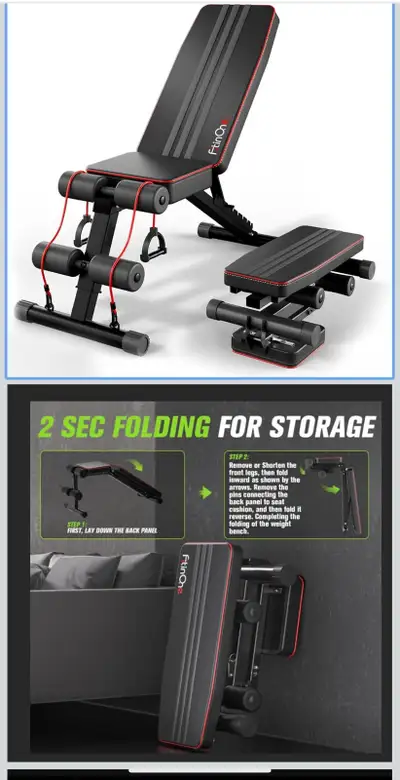 FtinOne Weight Bench, View more