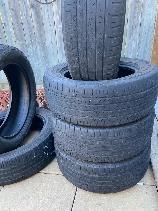 4 225/55R16 Goodyear all season tires in Tires & Rims in La Ronge