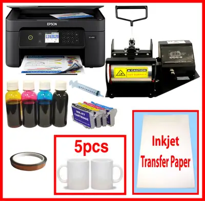 Upgrade Bundle Sublimation Mug Heat Transfer Press Printer Ink, View more