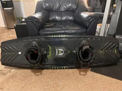 Wakeboard and bindings for sale., View more