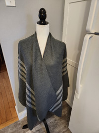 NEXT-TO-NEW women's grey wrap (shrug) one-size-fits-all *gift*