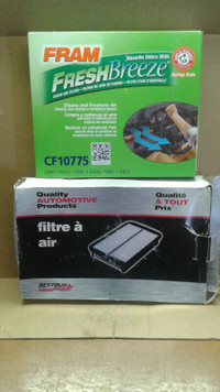 car cruze air and cabin filter / filtre a air / 8970 / 10989